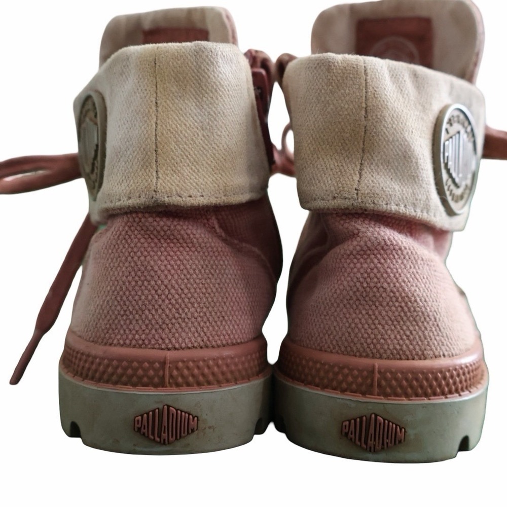 Palladium Kids casual Pink boots. Zipper. Infants Size 7 - Picture 7 of 8